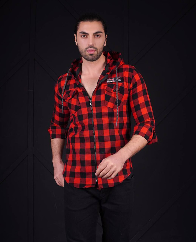 سوئیشرت چهارخانه مردانه بهاره بسیار اعلاm l xl xxl ارسال رایگان