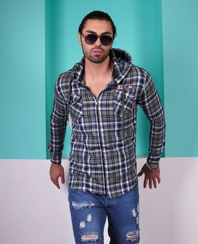سوییشرت چهارخانه بهاره orginal